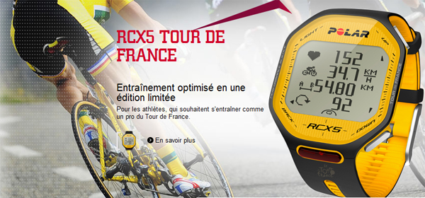 JEU CONCOURS : une montre POLAR RCX5 Tour de France à gagner