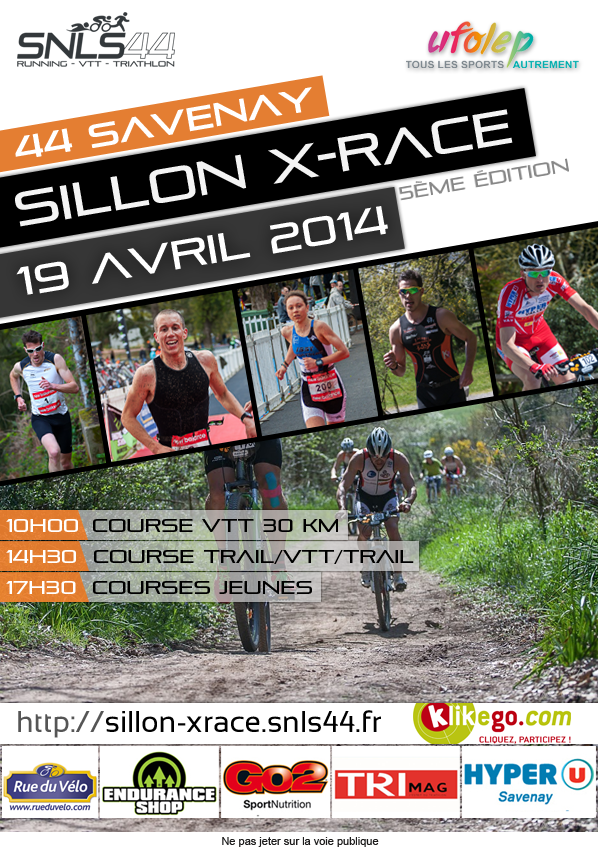 5ème SILLON X-Race rendez vous le 19 avril