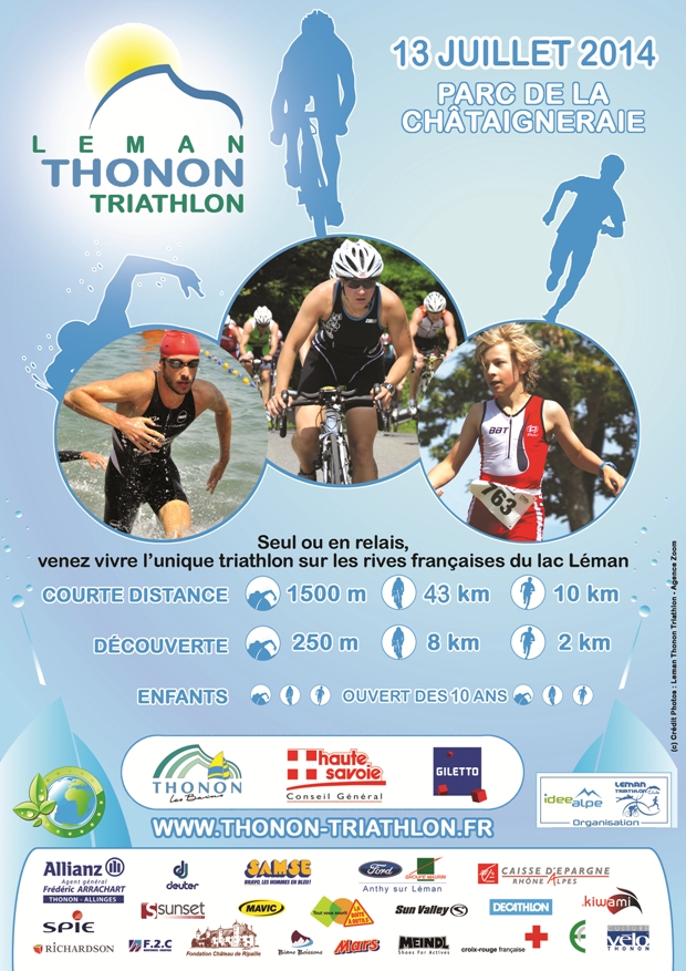 Le Léman Triathlon Club compte sur votre présence dimanche pour la 5e édition du Léman Thonon Triathlon !