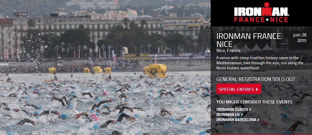 IRONMAN France Nice : SOLD OUT!