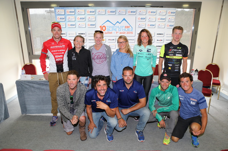 Triathlon EDF Alpe d’Huez : conférence de presse