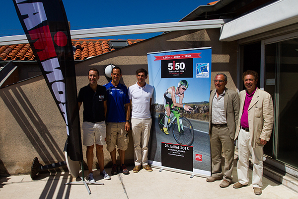 IRONMAN, CarmaSport, les Sardines Triathlon et la ville de Marseille ont présenté ce matin le Triathlon 5150 Marseille.