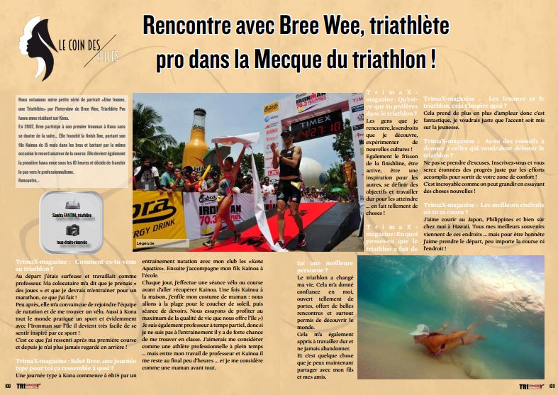 TrimaX#149 a rencontré Bree Wee, triathlète pro dans la Mecque du triathlon !