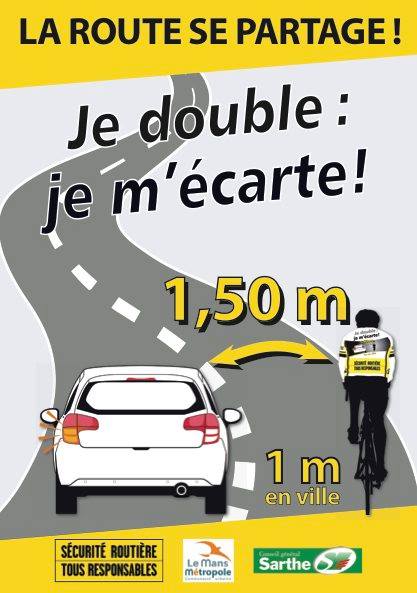 Message du Président Lescure: Alain Vidalies: Pour un vrai partage de la route auto-cyclistes‏
