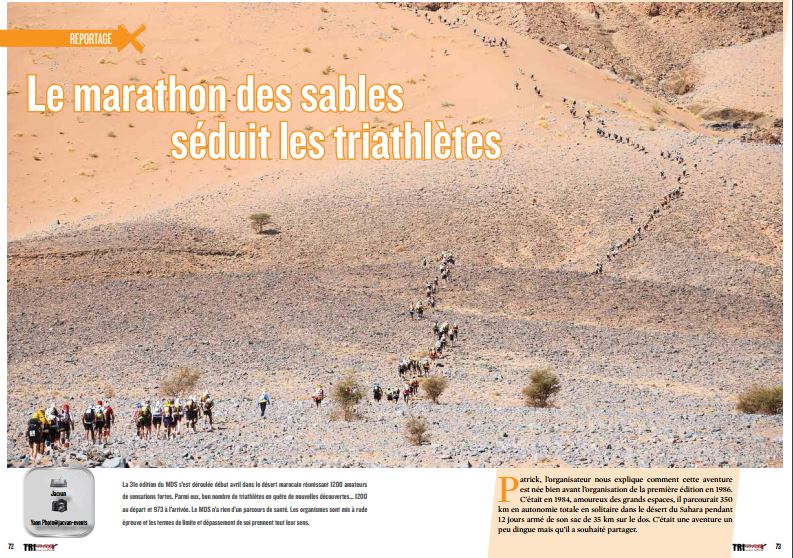 TrimaX#152 revient sur le marathon des sables qui séduit les triathlètes