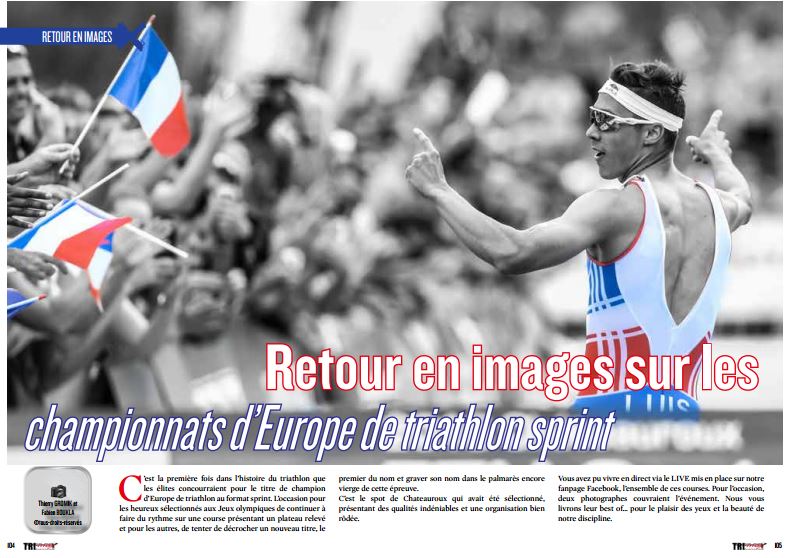Retour en images sur les championnats d’Europe de triathlon sprint dans TrimaX#154