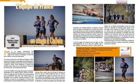 A découvrir dans TrimaX#163 : L’équipe de France en stage à Callela