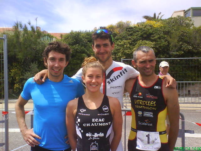 Triathlon S de Sausset: Billard et Bottin en forme !