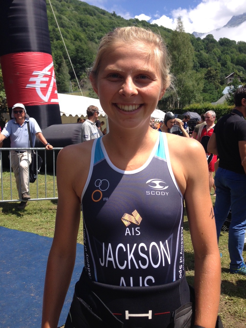 ALPE D’HUEZ – M : à la sortie de l’eau