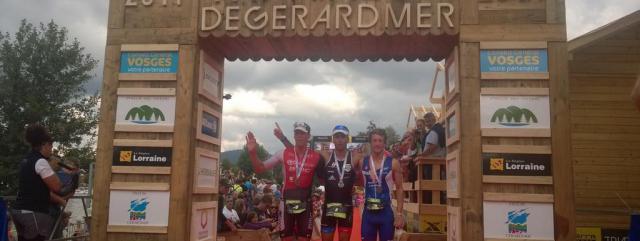 Triathlon de Gérardmer 2014 : Sylvain Sudrie vainqueur du triathlon XL