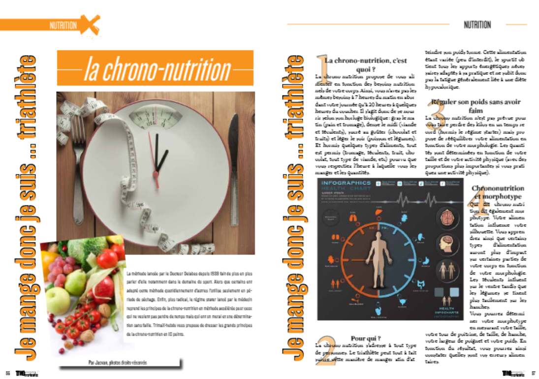 A lire dans TrimaX#137 : Je mange donc je suis … la chrono-nutrition