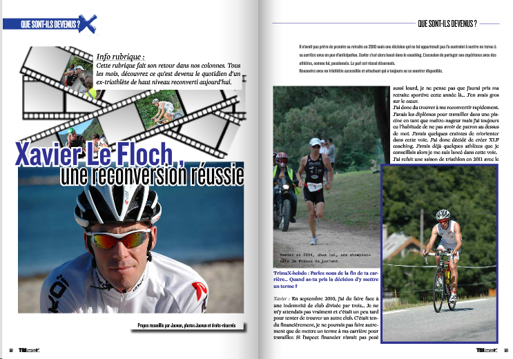 A ne pas louper dans TrimaX#141 la reconversion réussie de Xavier Le Floch