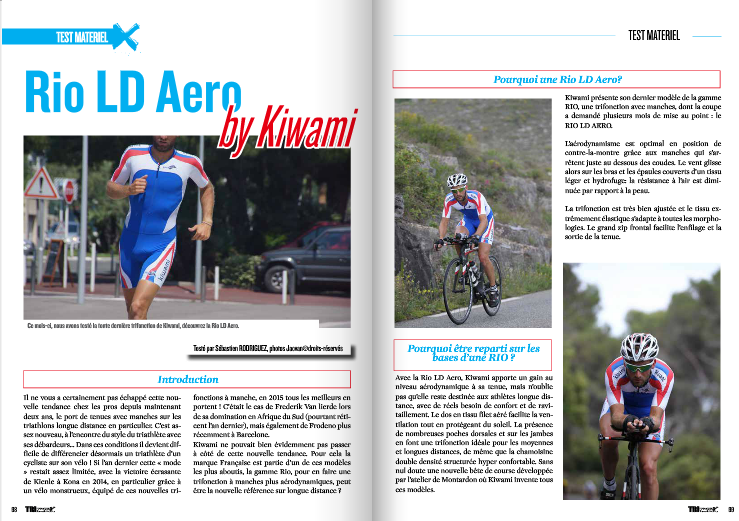 TrimaX#141 a testé ce mois-ci la Rio LD Aero de Kiwami