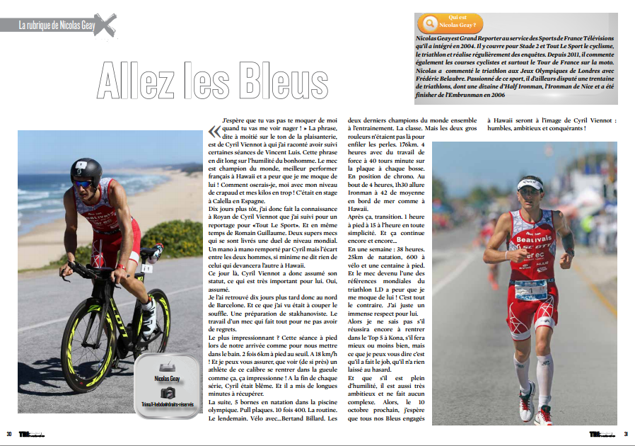 A lire dans TrimaX#145 : Allez les Bleus