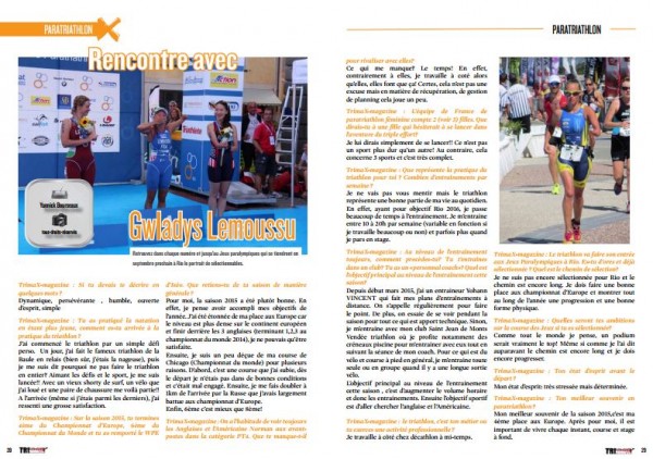 RENCONTRE AVEC GWLADYS LEMOUSSU