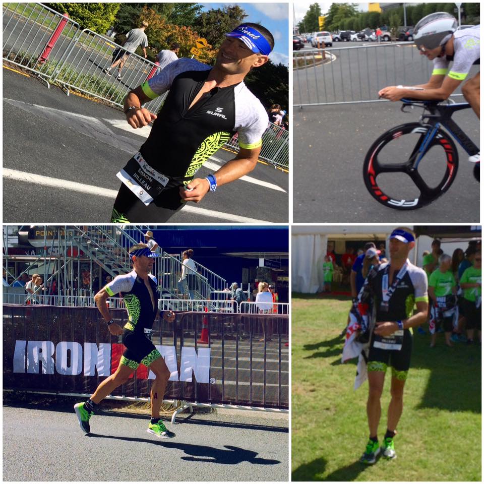 Simon Billeau à l’Ironman Taupo, le 05 mars 2016.