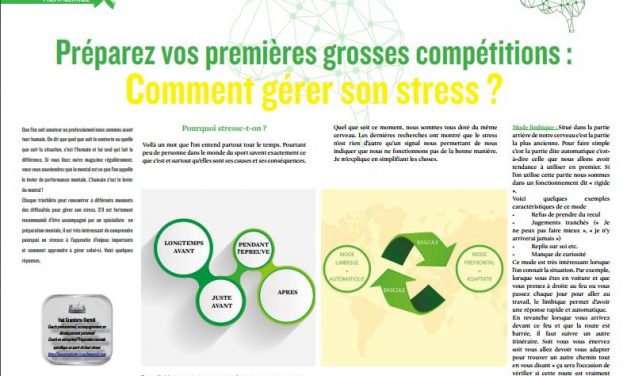 Découvrez dans TrimaX#153 comment gérer son stress  pour vos premières grosses compétitions