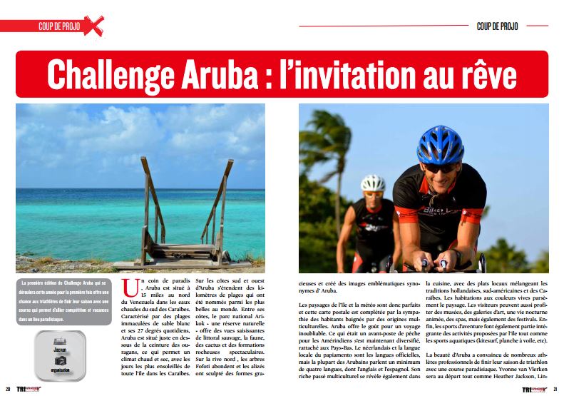 A ne pas manquer dans TrimaX#155 : Challenge Aruba, l’invitation au rêve