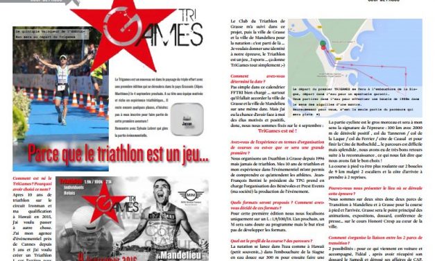 A ne pas manquer dans TrimaX#155 TriGames : Parce que le triathlon est un jeu…