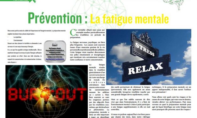 A lire dans TrimaX#155 : la prévention de la fatigue mentale
