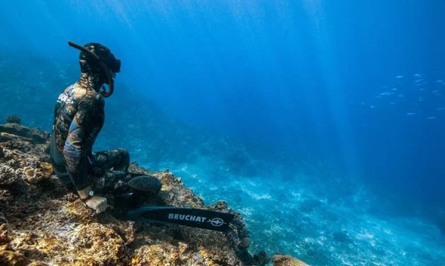 Un Champion de France d&rsquo;apnée à Vichy.‏