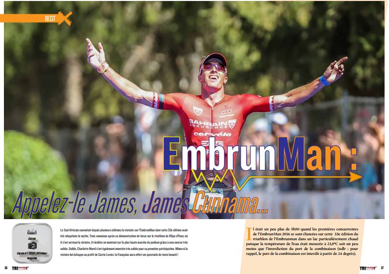 A lire dans TrimaX#156 : EmbrunMan : Appelez-le James, James Cunnama…