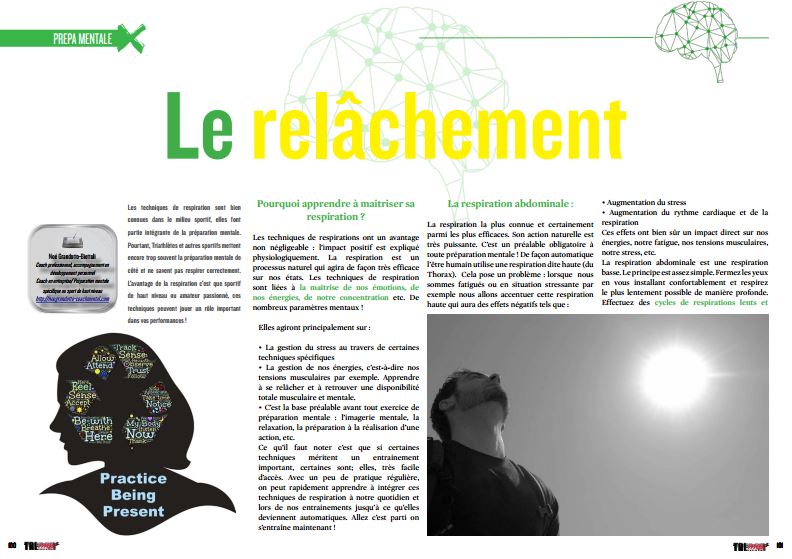 A lire dans TrimaX#156 : Le relâchement