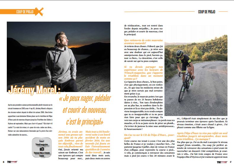 TrimaX#157 a rencontré Jérémy Morel