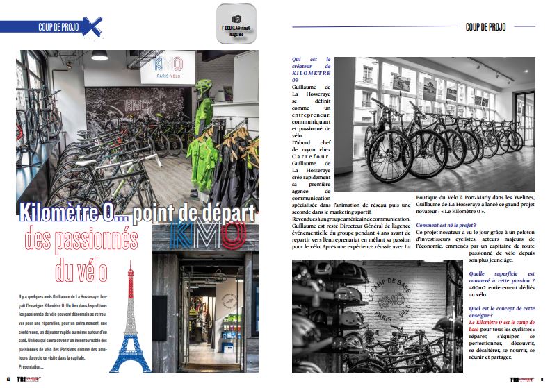 A lire dans TrimaX#157 : Kilomètre 0…point de départ des passionnés du vélo