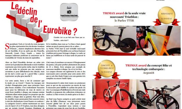 Le déclin de Eurobike ? c’est à lire dans TrimaX#157