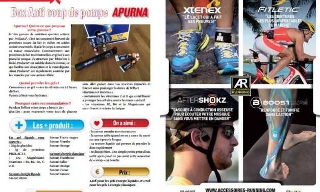 Découvrez dans TrimaX#158 : la Box Anti coup de pompe APURNA et le spécialiste de l’accessoire running