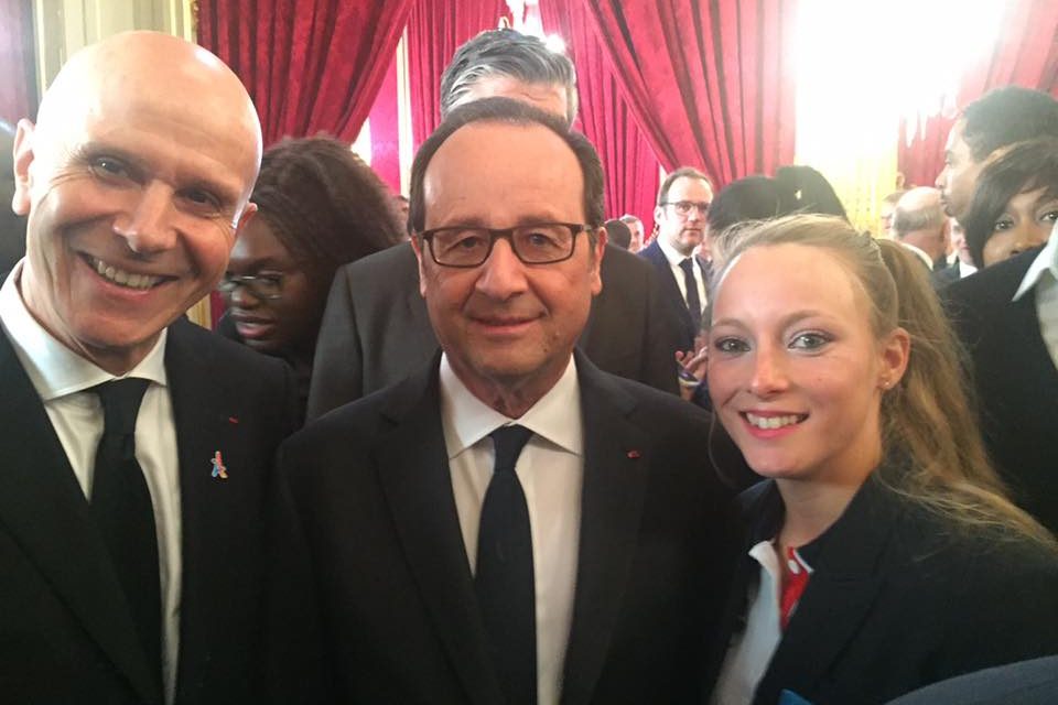 Gwladys Lemoussu médaillée de bronze aux Jeux paralympiques honorée à l’Elysée