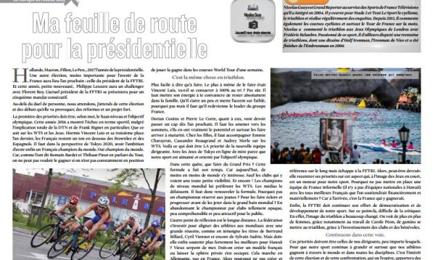 Retrouvez dans TrimaX#159 la feuille de route pour la présidentielle de Nicolas Geay