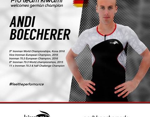 La star allemande du triathlon Andi Boecherer signe avec Kiwami !