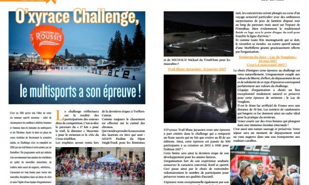 A découvrir dans TrimaX#159 l’ O’xyrace Challenge