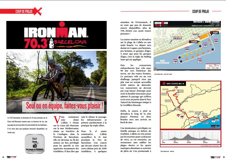 Découvrez avec TrimaX#160 l’Ironman 70.3 Barcelona
