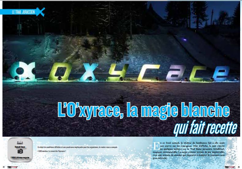 L’O’xyrace, la magie blanche qui fait recette c’est dans TrimaX#160