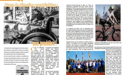 A lire dans trimaX# 160 : Stage de détection paratriathlon : une première !