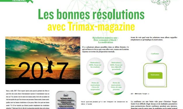 Les bonnes résolutions avec TrimaX#160