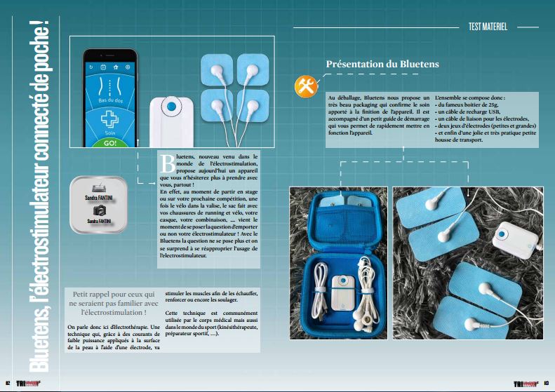 Bluetens, l’électrostimulateur connecté de poche ! à découvrir dans TrimaX#160