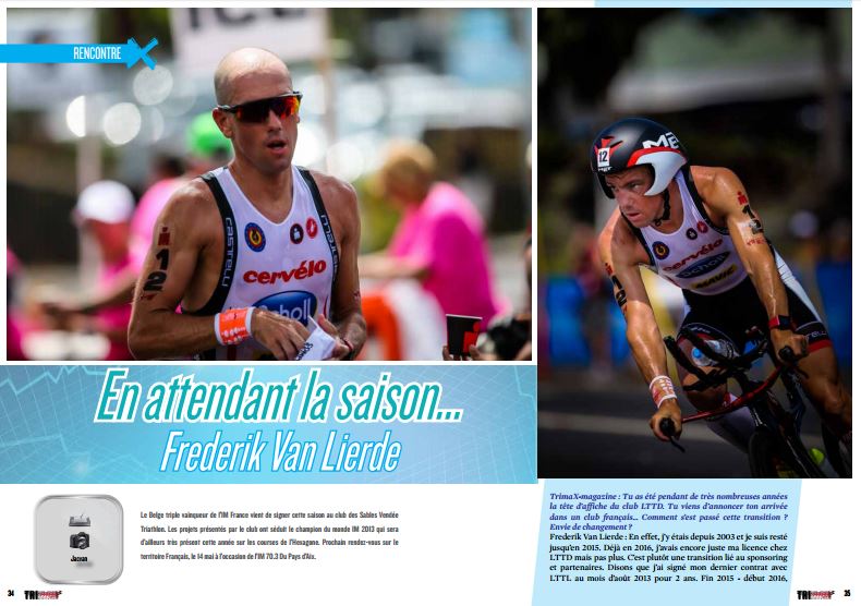 En attendant la saison… TrimaX#161 a rencontré Frederik Van Lierde