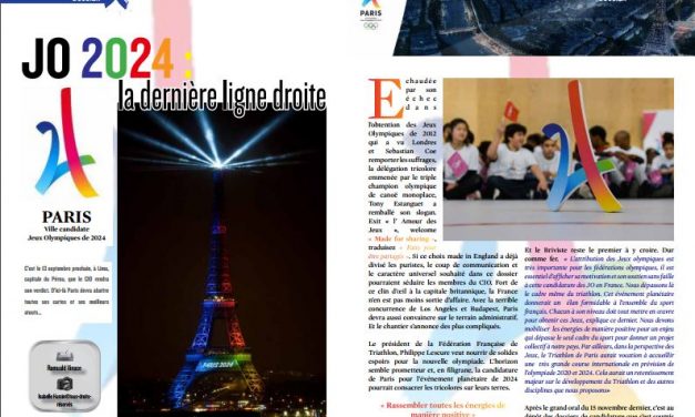 JO 2024: la dernière ligne droite à découvrir dans TrimaX#161