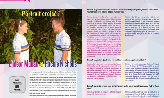 A lire dans TrimaX#161 :  le portrait croisé d’Eimear Mullan et Ritchie Nicholls