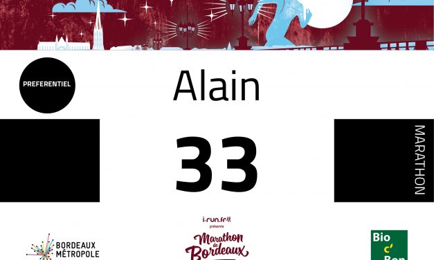 Marathon de Bordeaux J-30 : Le dossard dévoilé !