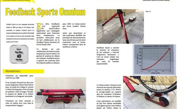 TrimaX#162 vous fait découvrir le Feedback Sports Omnium