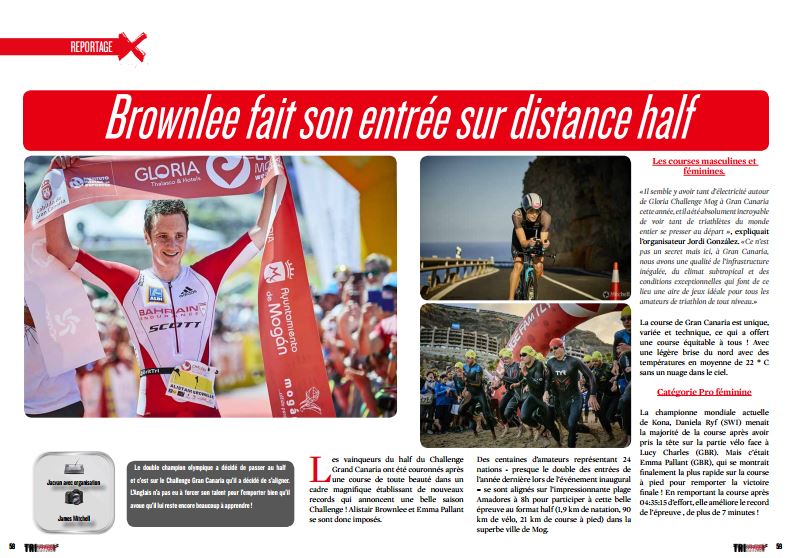 A ne pas manquer dans TrimaX#163  : Brownlee fait son entrée sur distance half