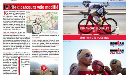 Info dans TrimaX#163 : le parcours vélo de l’IM Nice modifié