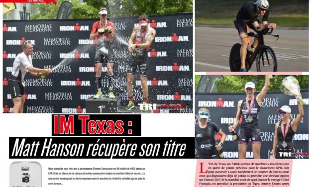 IM Texas : Matt Hanson récupère son titre c’est dans TrimaX#163