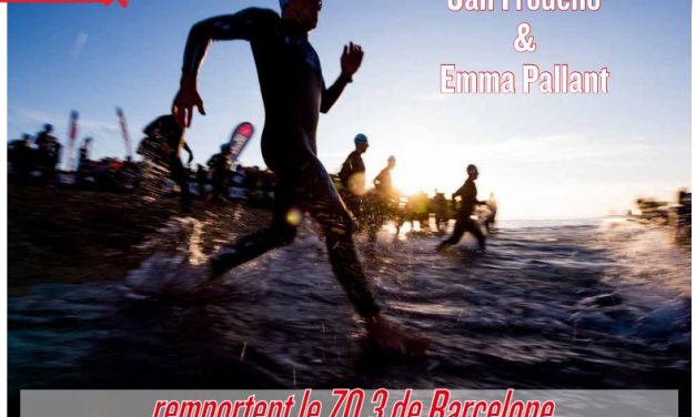 Jan Frodeno et Emma Pallant remportent le 70.3 de Barcelone c’est dans TrimaX#164