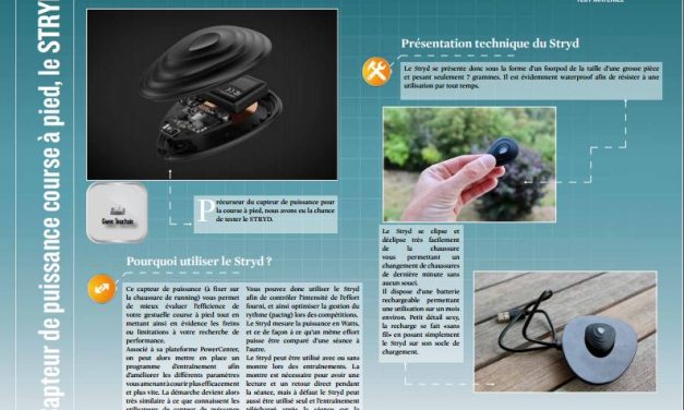 A découvrir dans TrimaX#164 le capteur de puissance course à pied : STRYD